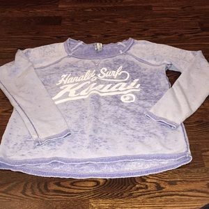 Hanalei Surk Kauai comfy sweatshirt -small